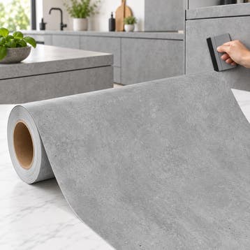 Keuken betonlook duur? Wrap zelf je keuken met wrapfolie, Nieuw