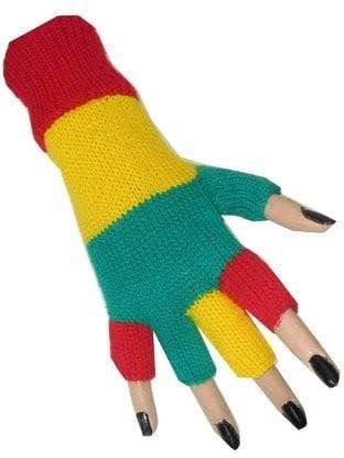 Vingerloze handschoenen rood/geel/groen, Ophalen of Verzenden, Nieuw