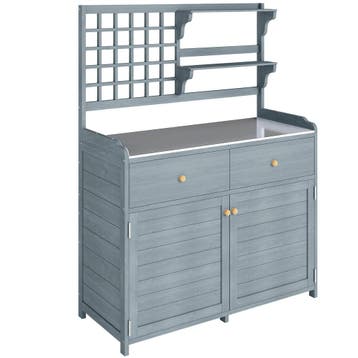Planttafel Met Onderkast Outdoor Houten Tuinkast Met Verzink, Verzenden, Nieuw