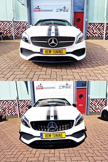 Aero Spoiler Kit geschikt voor A-Klasse W176 | A45 AMG Style, Mercedes-Benz, Ophalen of Verzenden, Bumper, Nieuw