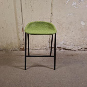 5x DeVorm LJ4 Counter stool Black/Green Nieuw, Nieuw, Overige kleuren, Overige materialen