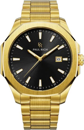 Paul Rich Mercer Goldline MER07 horloge, Sieraden, Tassen en Uiterlijk, Horloges | Heren, Overige merken, Staal, Verzenden, Polshorloge