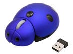Draadloze kinder muis lieveheersbeestje blauw, Nieuw