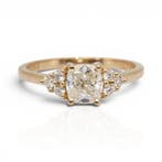 Ring - 18 karaat Geel goud - 1.20ct. tw. Diamant, Nieuw