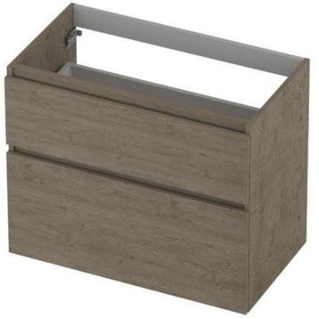 INK - Onderkast 2 Laden Greeploos Hout Decor met Houten, Ophalen of Verzenden, Nieuw