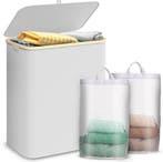 Lugia Wasmand 2 Waszakken 141L - Natuurlijk Bamboe - Wasmand, Ophalen of Verzenden, Nieuw