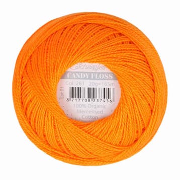 Scheepjes Candy Floss - 281 Tangerine, Verzenden, Nieuw