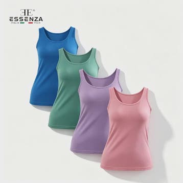 Dames Tanktop - Mouwloos Ondergoed Top met Ronde Hals - Zach, Verzenden