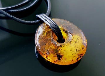 Amber Vintage barnsteen hangerketting Hanger Amulet Vrouwen