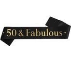 Sjerp 50 & Fabulous wit, zwart of goud, Verzenden, Nieuw, Versiering, Abraham of Sarah