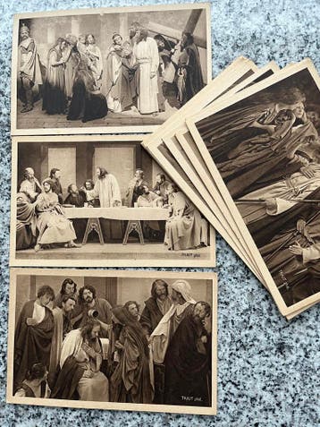 Fotokaarten Passionsspiele O.-Ammergau, Verzamelen, Ansichtkaarten | Buitenland, Verzenden, 1920 tot 1940, Ongelopen, Duitsland
