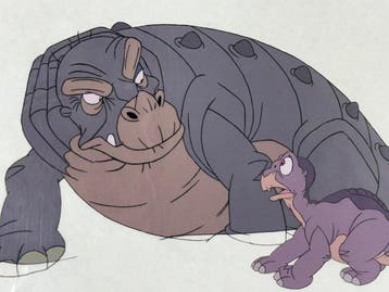 Don Bluth - Oorspronkelijke animatiecel van Littlefoot, zeer, Cd's en Dvd's, Nieuw in verpakking