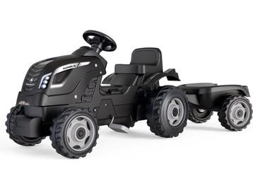 Smoby Farmer XL - Tractor - Afneembare aanhanger - Zwart, Verzenden, Nieuw