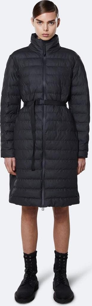 Rains - maat L-XL- Trekker W Coat - Black - Unisex, Verzenden, Nieuw