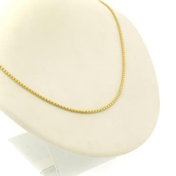 Gouden fantasie schakelcollier (Ketting), Ophalen of Verzenden, Gebruikt, Overige kleuren, Goud