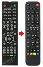 Alternatieve OK ODL50840U-DAB TV afstandsbediening, Verzenden, Nieuw