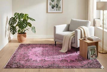 Roze vintage - Vloerkleed - 200 cm - 115 cm - Met, Huis en Inrichting, Nieuw