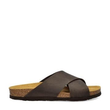 Nelson slippers voor heren in het Bruin, Slippers, Bruin, Verzenden, Nieuw