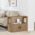 vidaXL Dressoir artisanaal eikenkleurig 80 x 30 x 60 cm, Verzenden, Nieuw, Overige houtsoorten, Minder dan 50 cm