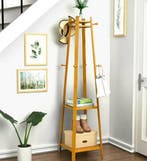 Vrijstaande Bamboe Kapstok met Planken en Haken, Kleding | Dames, Verzenden, Nieuw