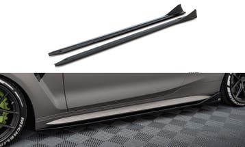 Zijskirts CSL Look BMW M4 G82 Maxton Glans Zwart, Ophalen of Verzenden, Nieuw