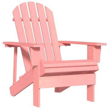 Adirondack Tuinstoel Roze - Retourdeal | 34% Korting, Tuin en Terras, Tuinstoelen, Ophalen of Verzenden, Zo goed als nieuw, Hout