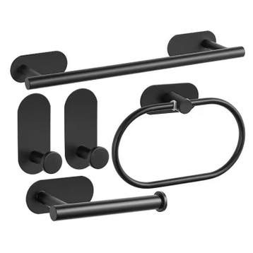 Zelfklevende Badkamer Accessoire Set Zonder Boren RVS Handdo, Verzenden, Nieuw