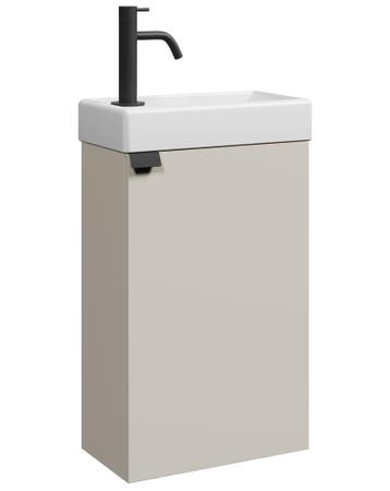 Toiletmeubel Apollo 40 x 22 cm Beige Fonteinmeubel, Verzenden, Nieuw