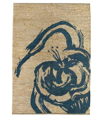 Yute - Flower 230x160 - Tapijt - 230 cm - 160 cm, Antiek en Kunst