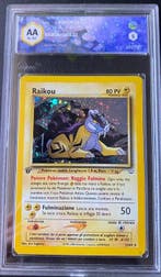 Pokémon - 1 Graded card - Raikou 13/64 Holo, First edition -, Nieuw
