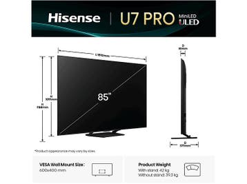 Hisense - MINI-LED 80-89 Ultra HD 4K TV - 85 inch, Audio, Tv en Foto, Televisies, Overige merken, Verzenden, Nieuw, 100 cm of meer