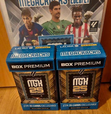 2026/27 Panini Megacracks 26/27 Lionel Messi, Kylian Mbappé,, Nieuw
