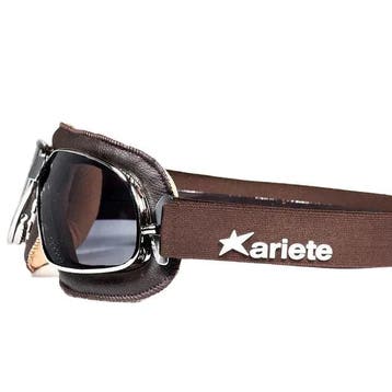 Ariete Vintage Motorcycle Goggles - Bruin / Een maat, Motoren, Ophalen of Verzenden, Nieuw met kaartje