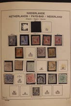 Nederland 1867/1980 - Verzameling in oud Schaubek album -, Postzegels en Munten, Postzegels | Nederland, Gestempeld