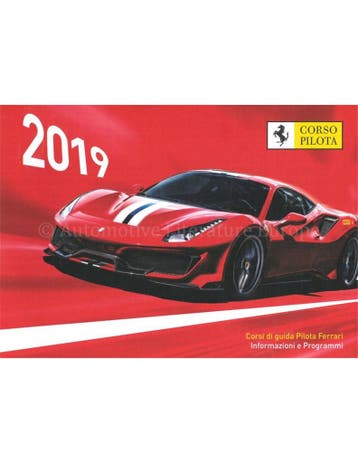 2019 FERRARI CORSE PILOTA BROCHURE ITALIAANS | ENGELS, Boeken, Auto's | Folders en Tijdschriften, Nieuw, Ferrari, Author