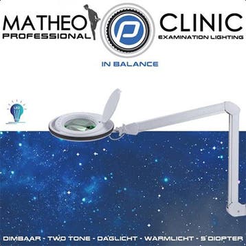 Loupelamp Matheo LED 5 Dioptrie met Handgreep (Loupelampen), Verzenden, Nieuw, Hand- en Voetverzorging
