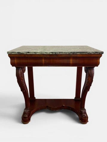 Wandtafel - Hout, Marmer, Mahonie