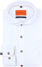 Suitable Herringbone Overhemd Wit maat 41 Heren, Verzenden, Nieuw, Wit, Suitable
