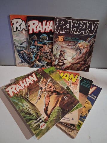 Rahan - Première série - 9 Tijdschriften - Eerste druk -, Boeken, Nieuw