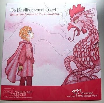 3,88 Euro,munten set 1 Cent-2 Euro 2026 Nederland Willem..., Verzenden