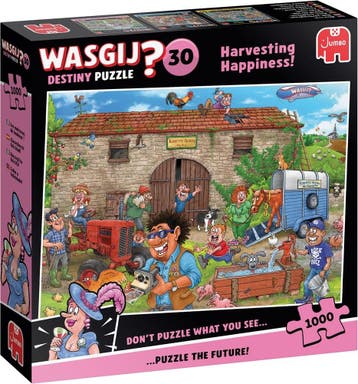 Wasgij Destiny 30 - Een gelukkige Oogst Puzzel (1000, Hobby en Vrije tijd, Denksport en Puzzels, Verzenden, Nieuw