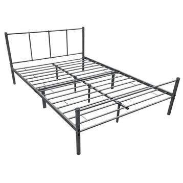 Metalen bedframe Hercules incl. bedbodem 120x200 cm donkergr, Huis en Inrichting, Slaapkamer | Bedden, Verzenden, Nieuw