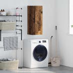 vidaXL Wandkast Oud Hout 34,5 x 34 x 90 cm Bewerkt hout, Huis en Inrichting, Kasten | Buffetkasten, Minder dan 50 cm, Verzenden