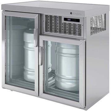 Vatenkoeler | RVS | 2x 50L (KEG) | +5°C/+8°C | Geforceerd |, Verzenden, Nieuw in verpakking