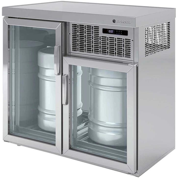Vatenkoeler | RVS | 2x 50L (KEG) | +5°C/+8°C | Geforceerd |, Zakelijke goederen, Horeca | Keukenapparatuur, Nieuw in verpakking