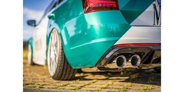 FOX Skoda Octavia 5E RS - TDI - 4x4 met diesel eindpijpkappe, Auto-onderdelen, Uitlaatsystemen, Verzenden, Nieuw