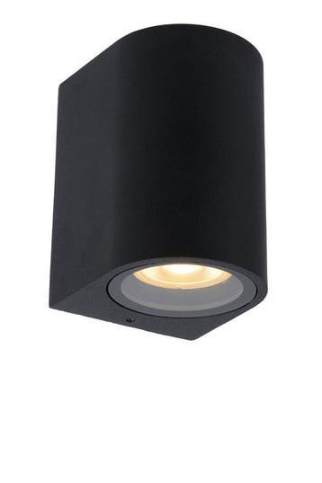 Lucide ZARO - Wandspot Buiten 1xGU10 IP44 Zwart, Tuin en Terras, Verzenden, Nieuw, Aluminium