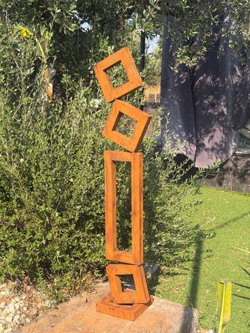 Ana Lucia B.M - Sculpture Corten - XXL - NO Reserve