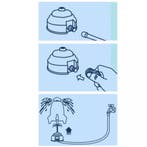 Kruzzel water raket – draaisproeier voor kinderen – font, Ophalen of Verzenden, Nieuw