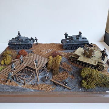 Tamiya - Diorama WWII Diorama Duitse Genie, Nieuw